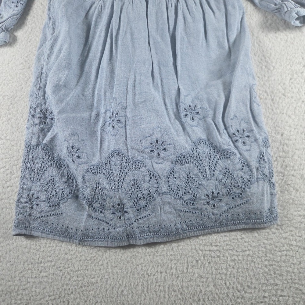 Tommy Bahama Womens Small Linen Viscose Cotton Dress Embroidered - Picture 8 of 10